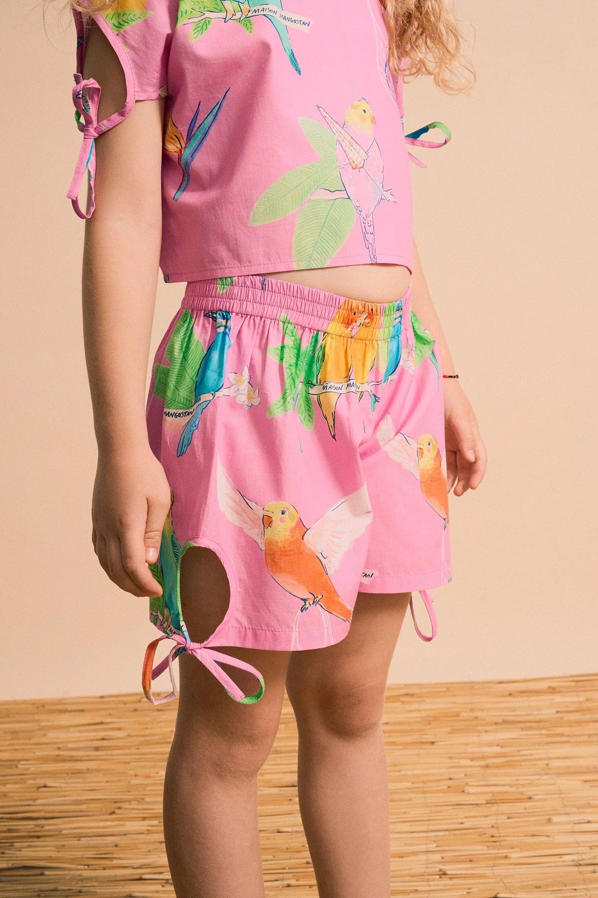 Birds Tie Shorts