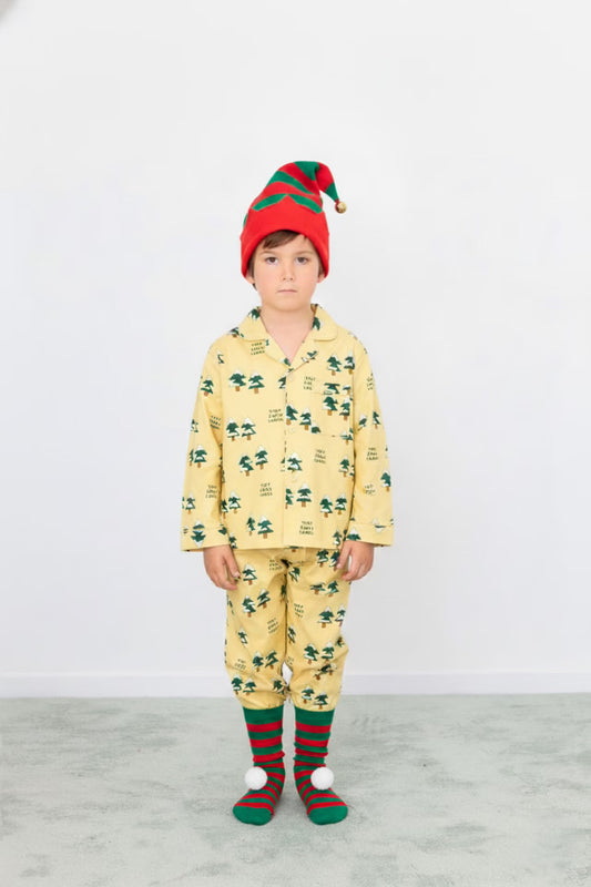 Xmas Tiny Town Trees Pyjamas