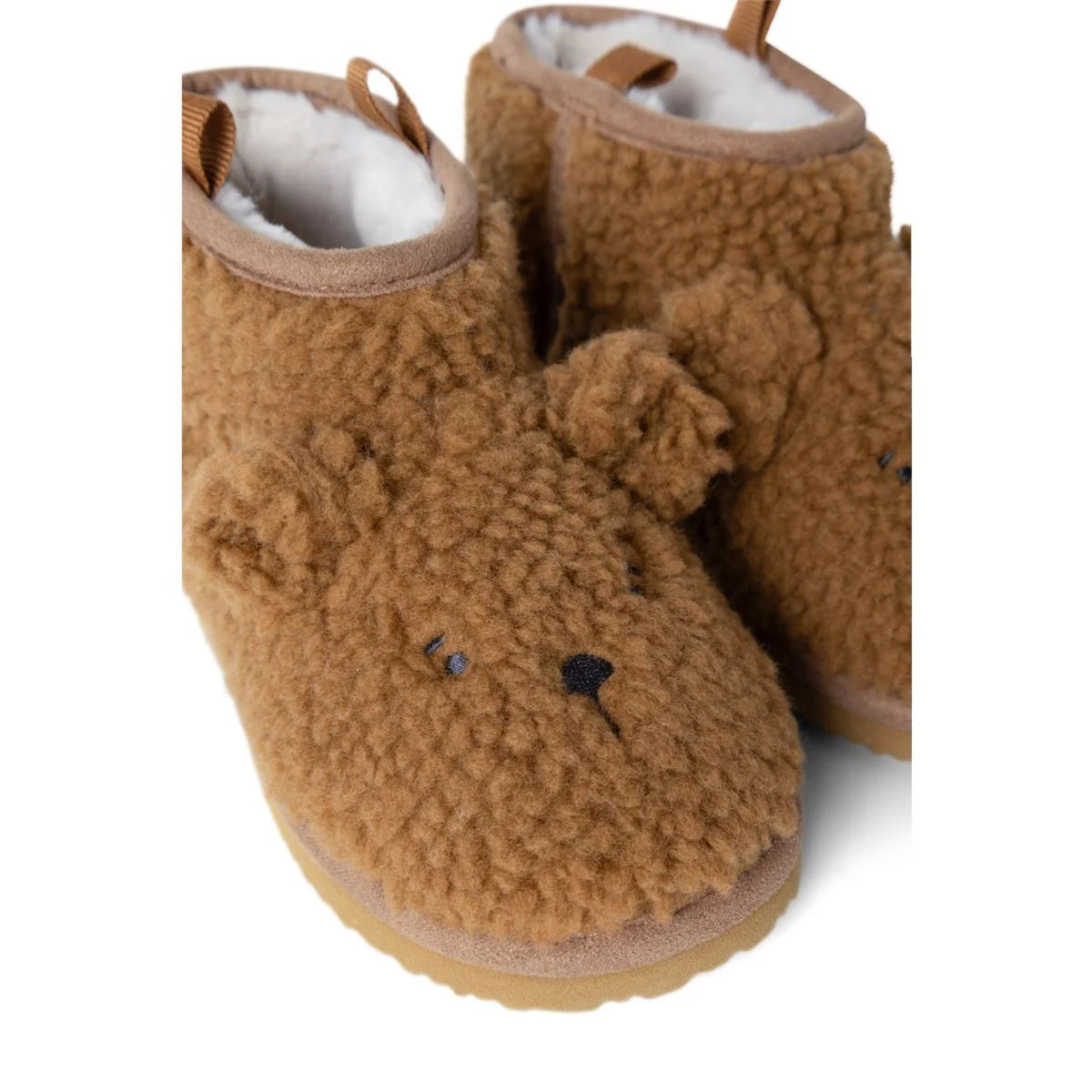 Alban Bear Pile Boot Slipper