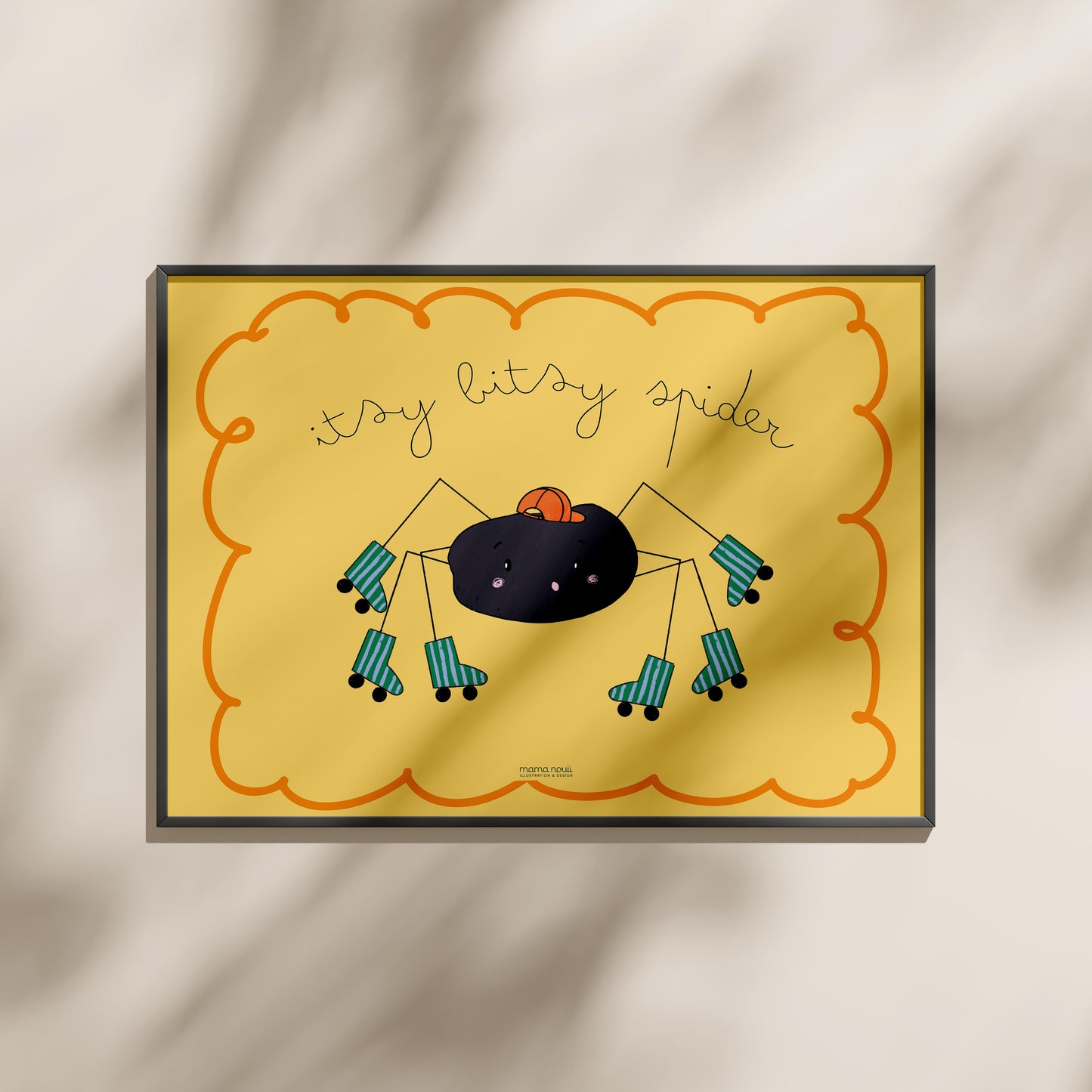 “Itsy Bitsy Spider” Print - A3