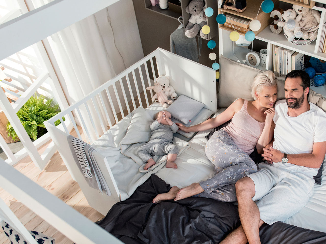 4You Cot Bed 70x140cm - White/Oak