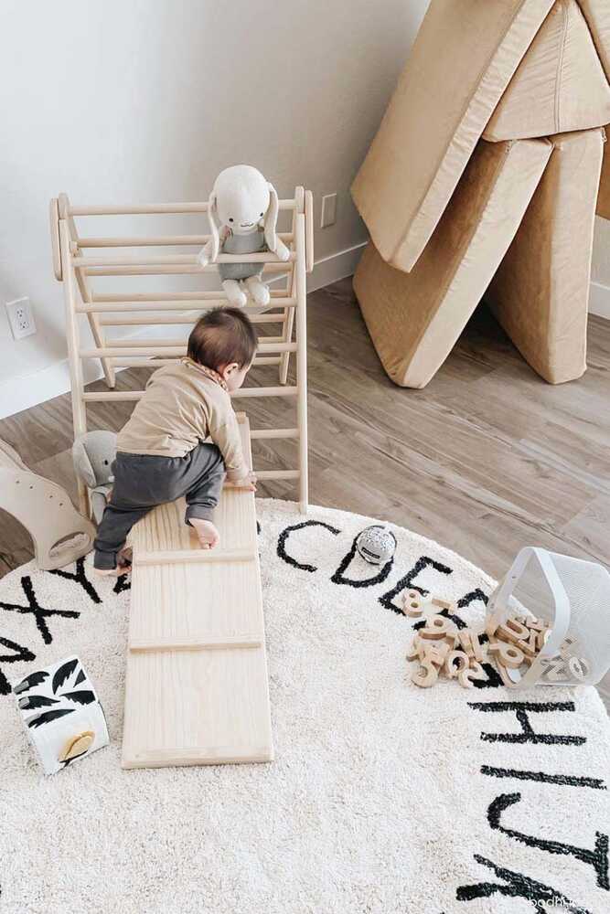 Washable Rug - ABC Natural Black (Ø 150cm)