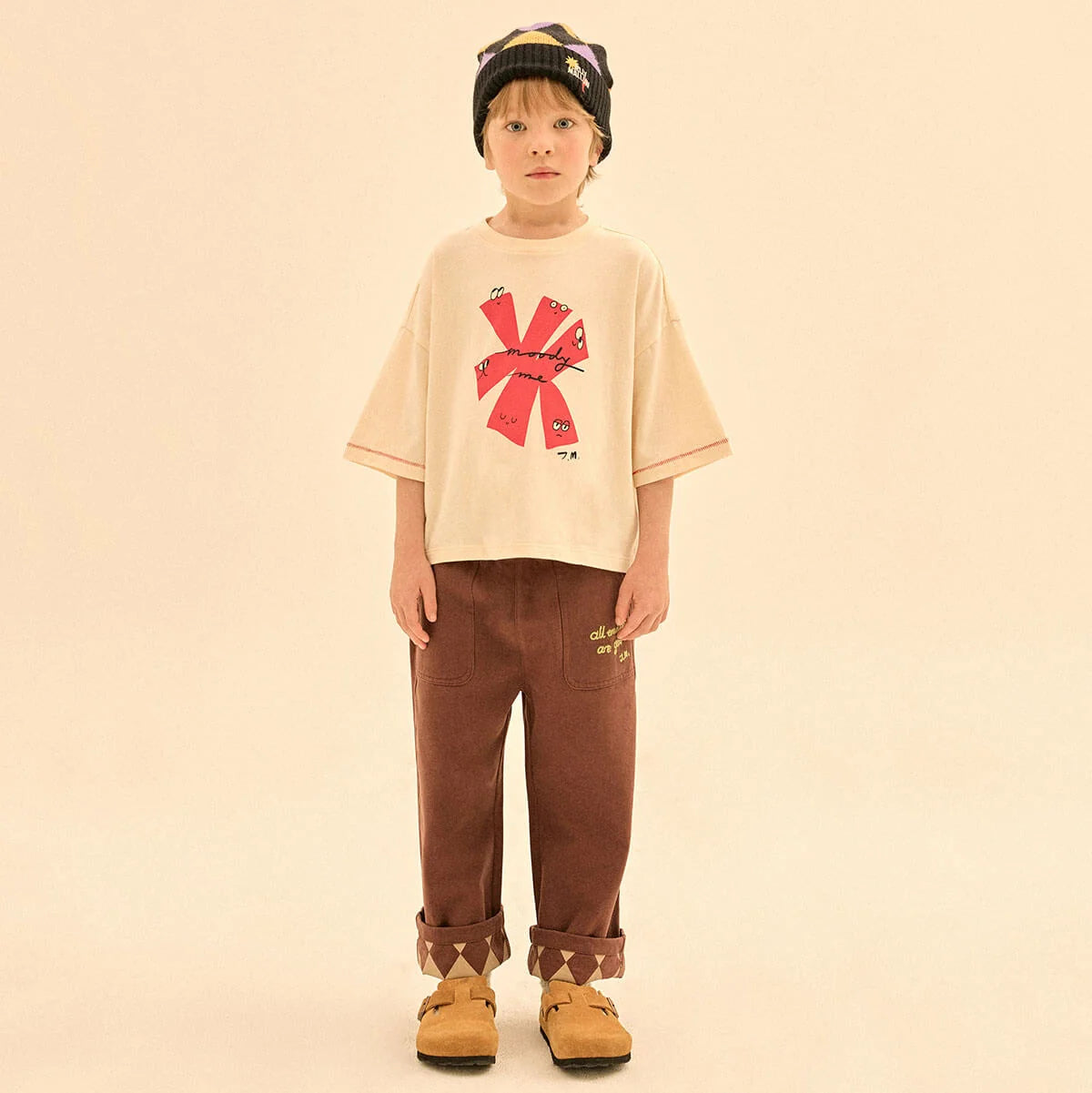 Emotion Turn-Up Point Woven Pants
