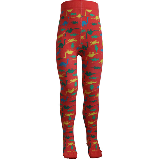 Organic Cotton Tights - Dinos