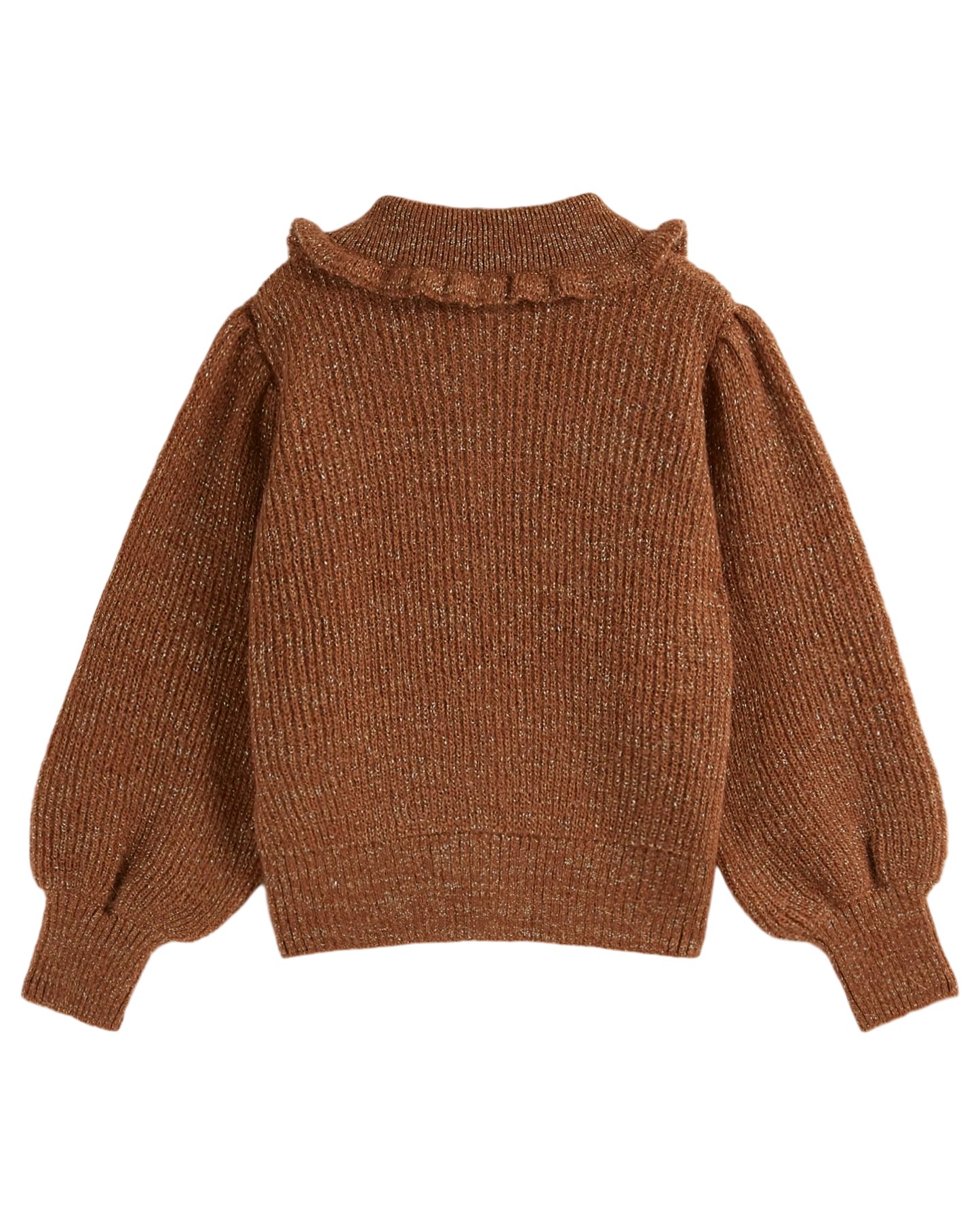 Chocolate Lurex Cardigan