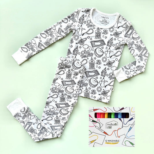 Color Me Pajamas & Washable Markers