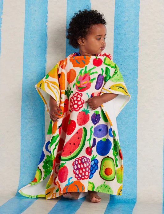 Eat The Rainbow Kids Hooded Towel
