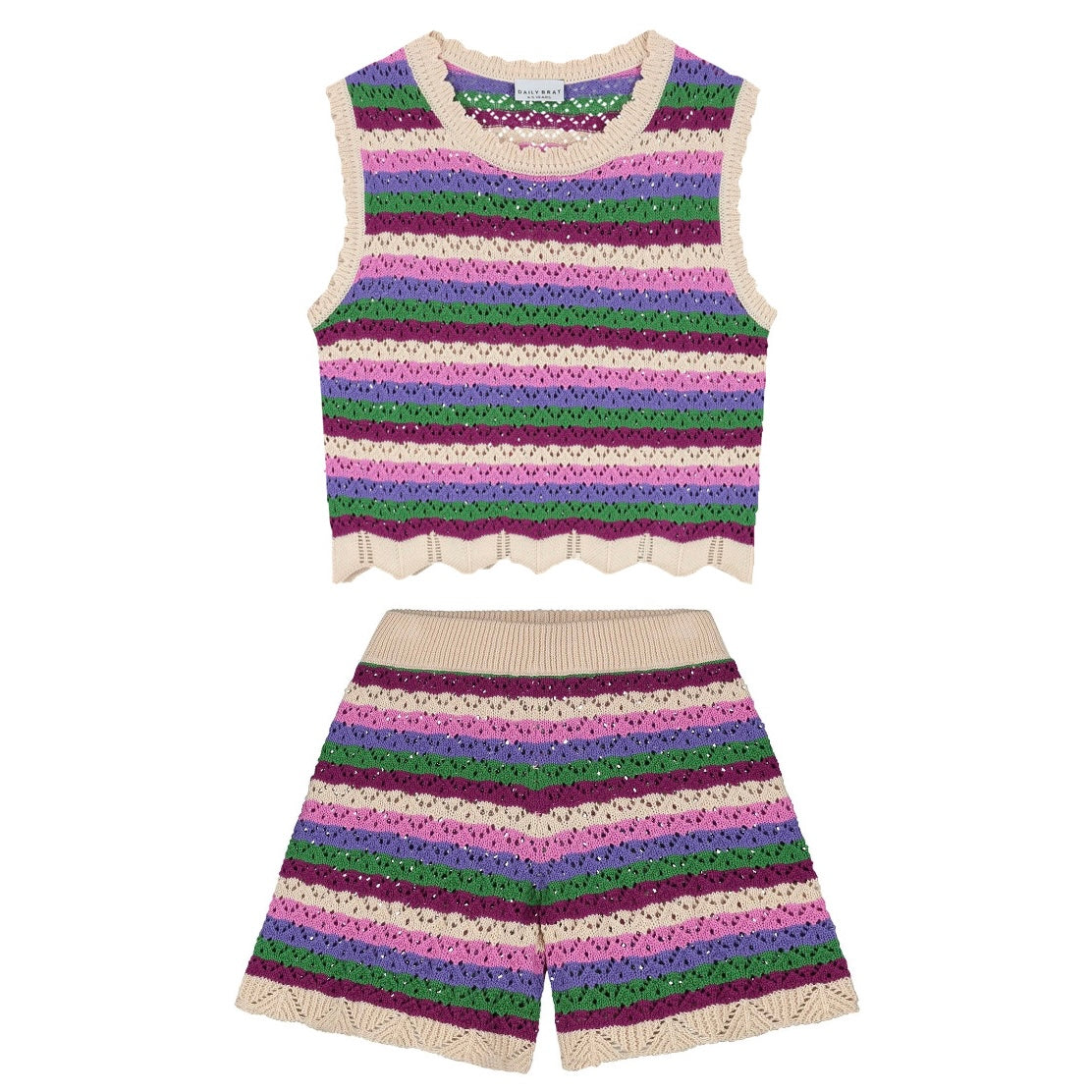 Hazy Knitted Set