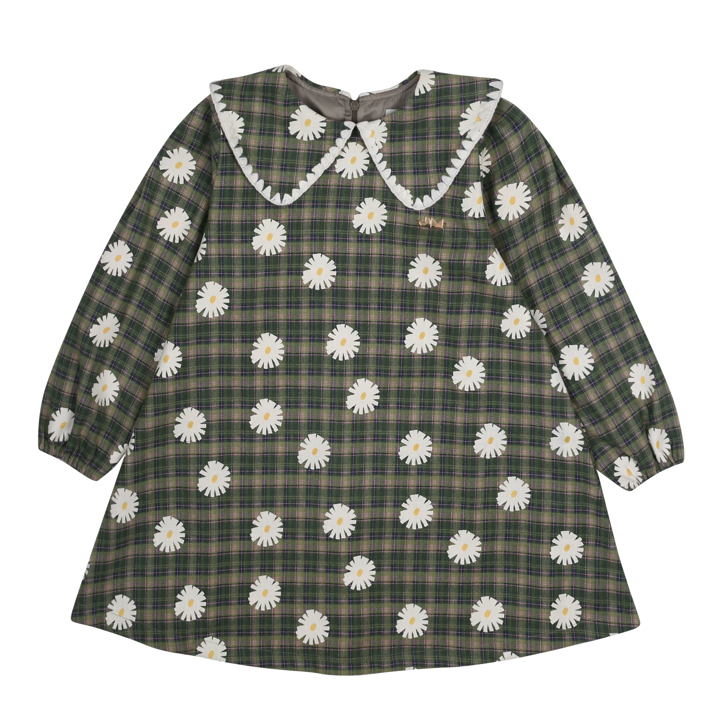 Daisy Check All-Over Dress