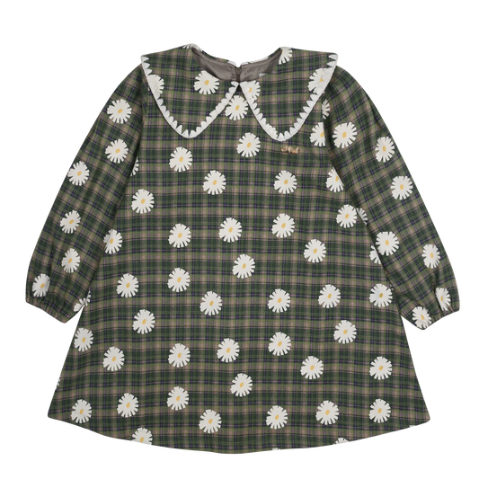 Daisy Check All-Over Dress
