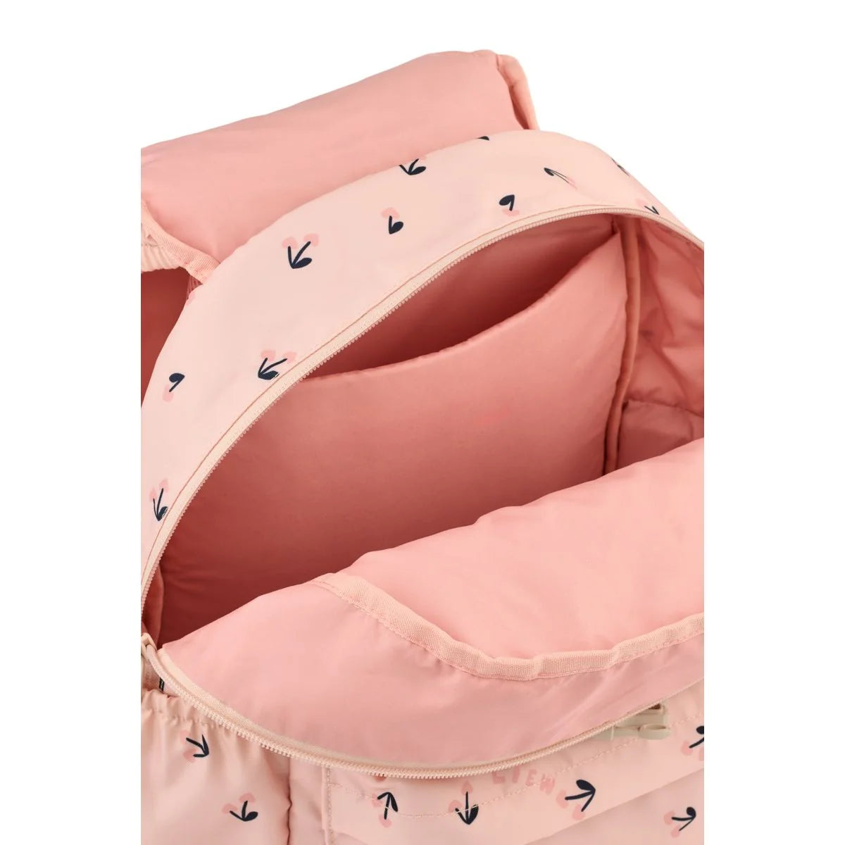 Johnny School Backpack - Cherry Heart / Rosey