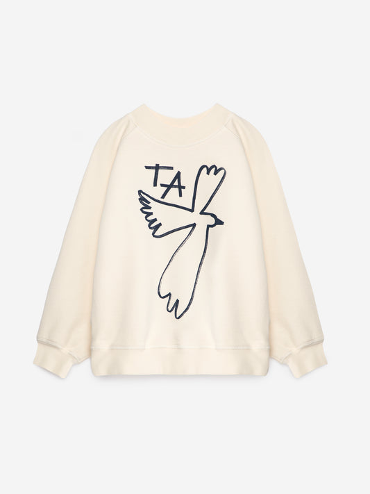 Sweater nº1 - Ivory White Bird