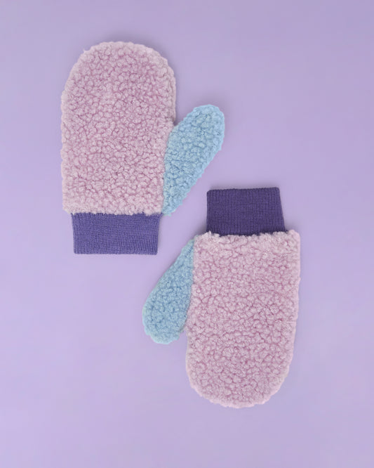 Fleece Mittens - Purple
