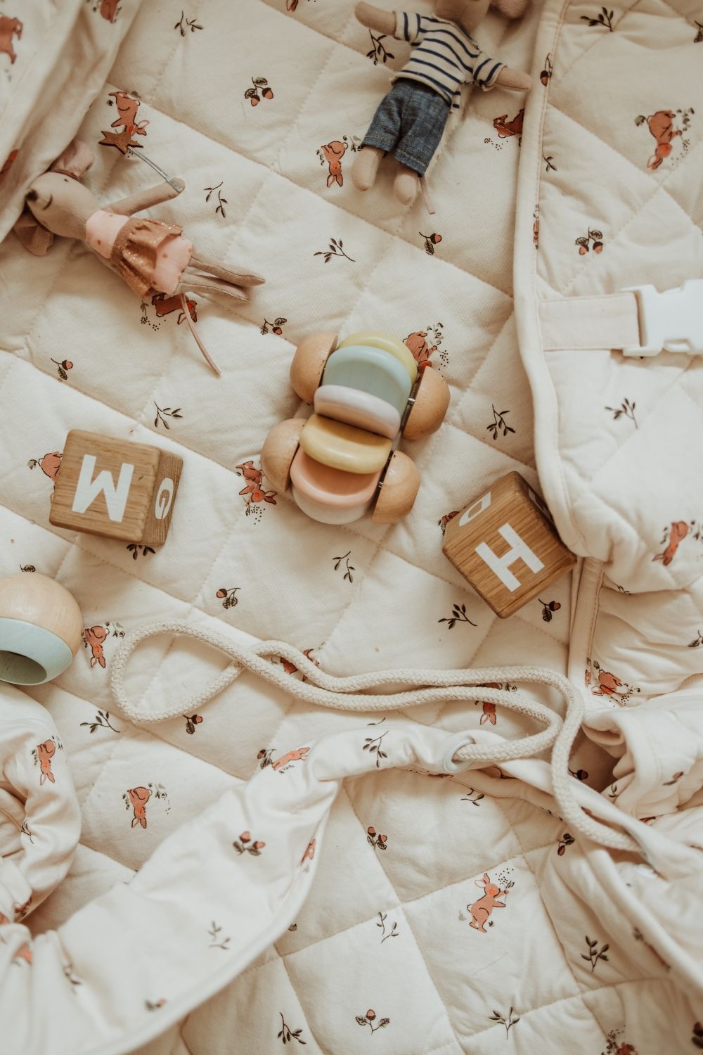 noomad soft: Organic Babymat & Bag - Rabbit