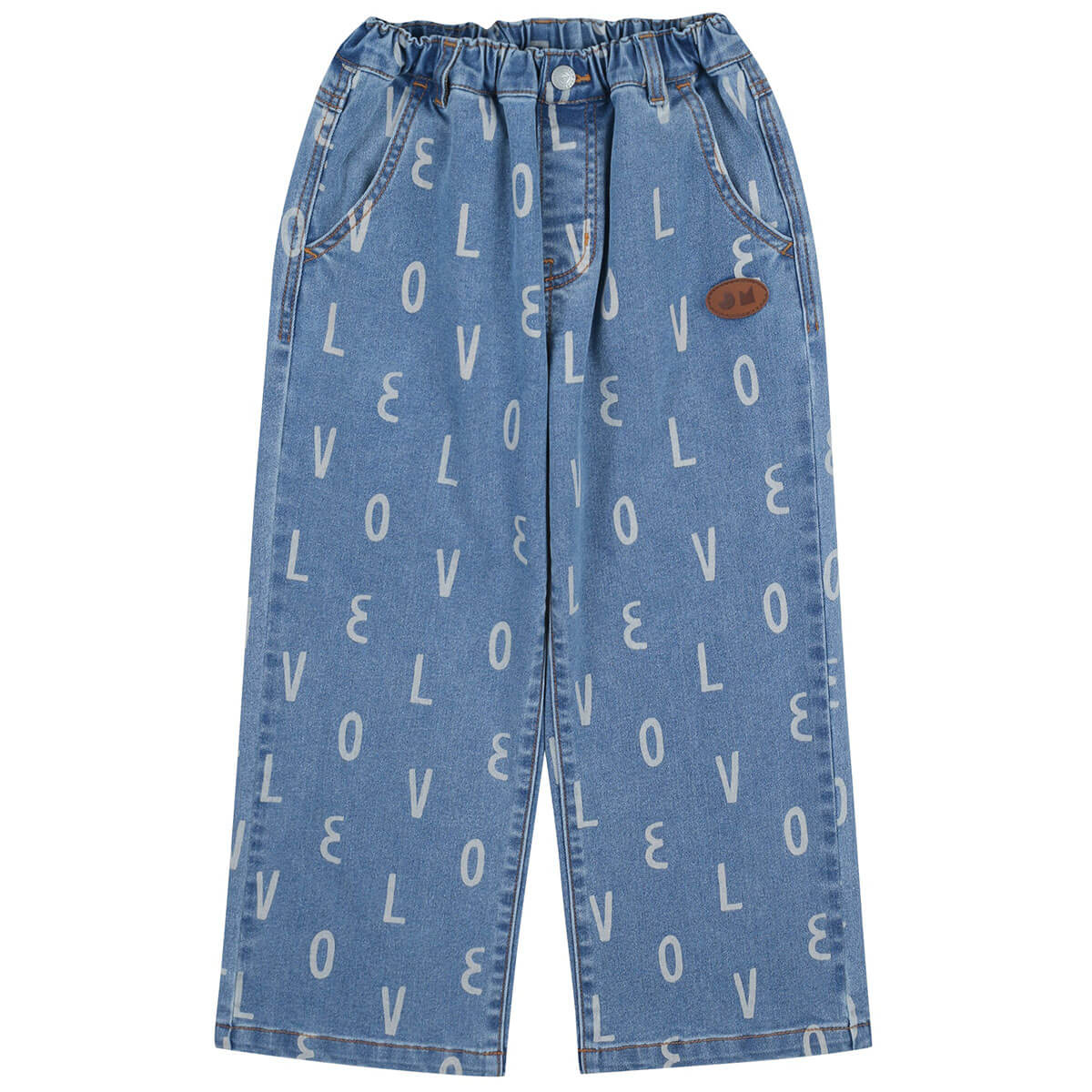 Love All-Over Denim Pants