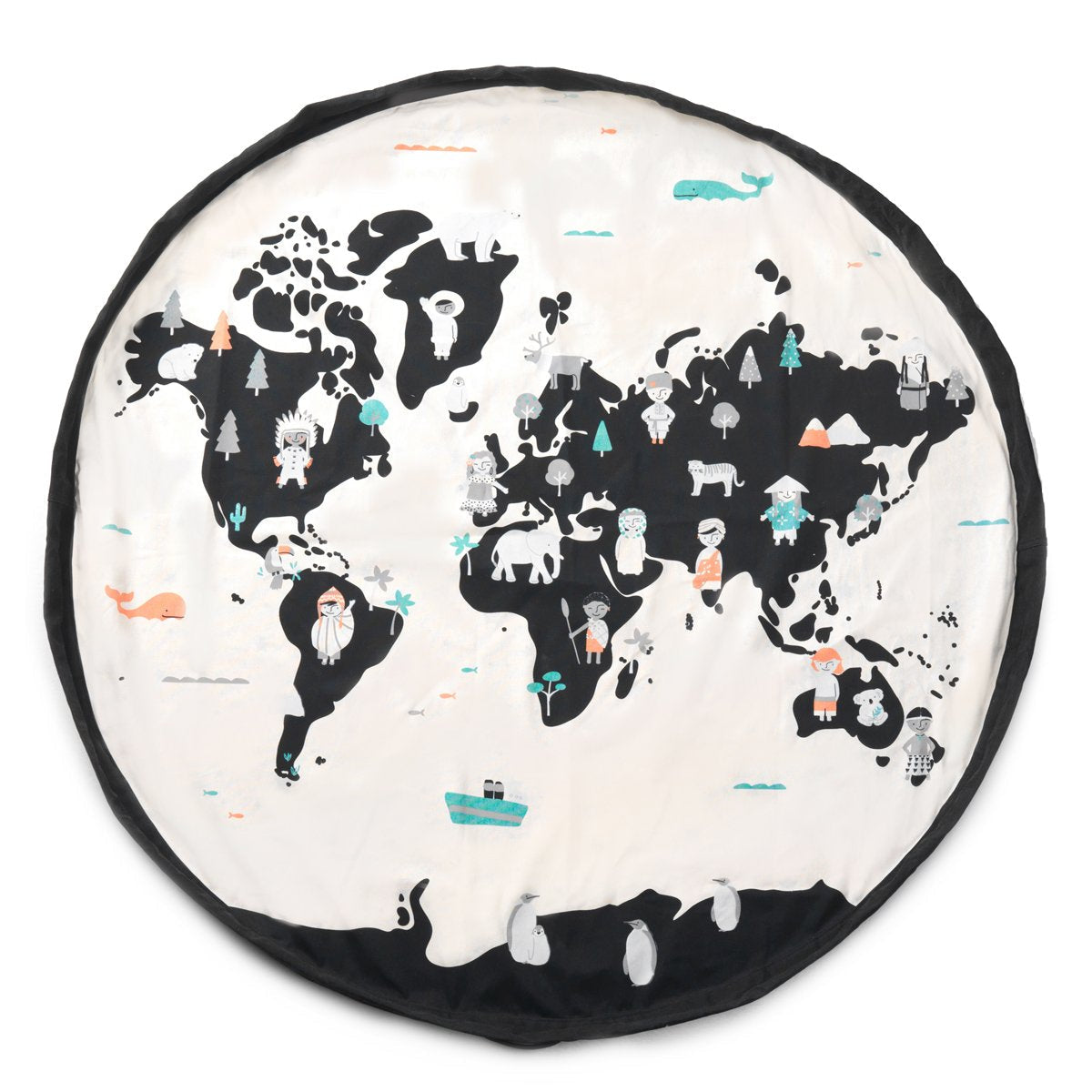 noomad: Playmat & Toy Bag - World Map/Stars