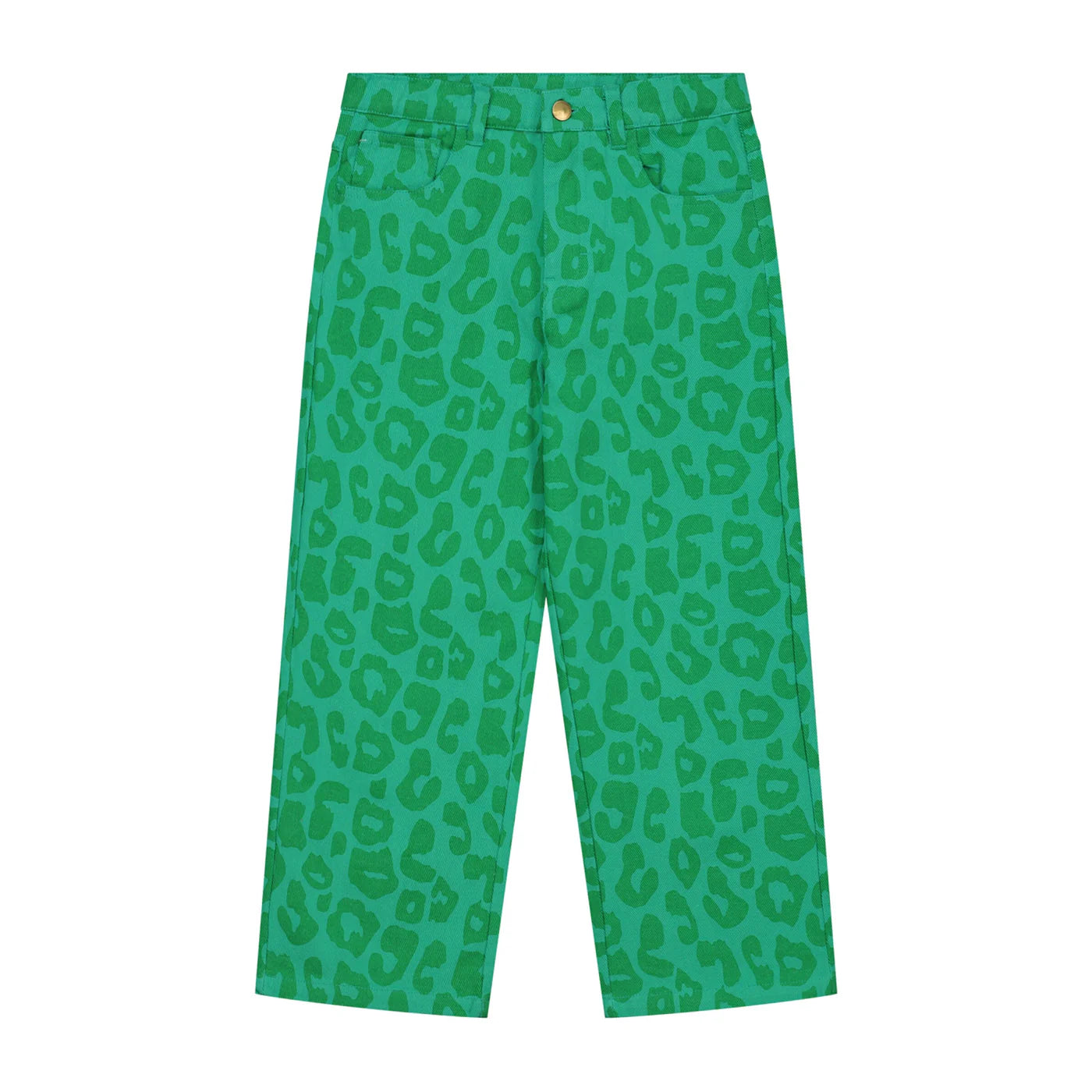 Snazzy Leopard Pants - Green