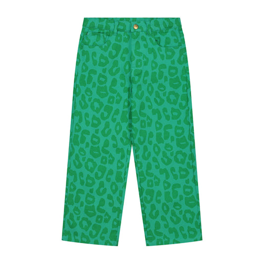 Snazzy Leopard Pants - Green