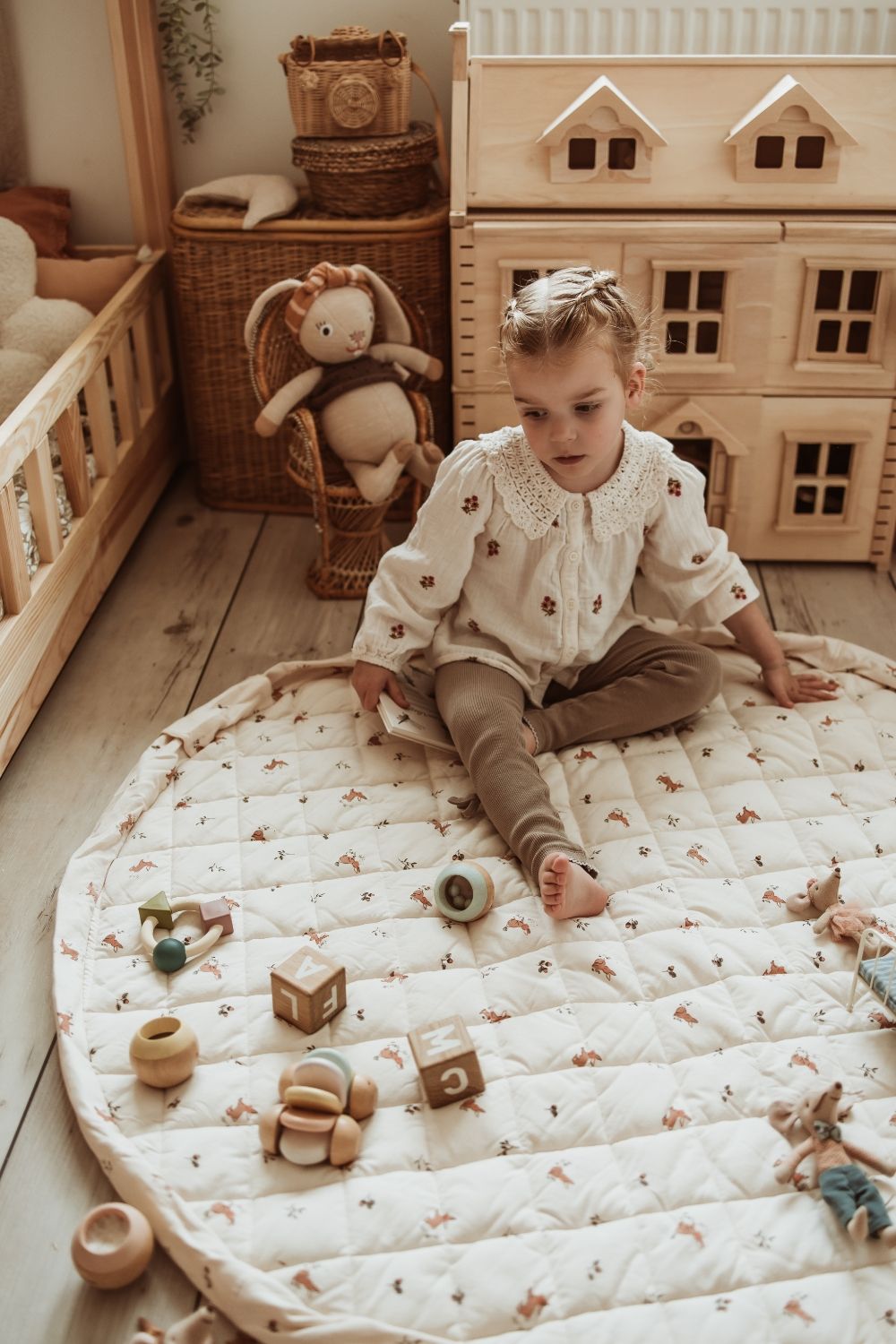 noomad soft: Organic Babymat & Bag - Rabbit