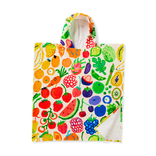 Eat The Rainbow Kids Hooded Towel