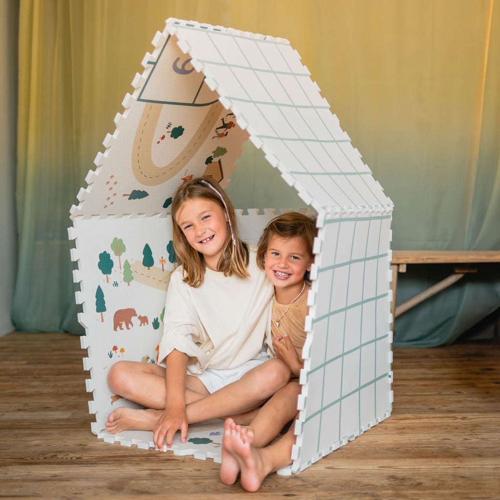 tiloo: Foam Puzzle Playmat & Storage Box - Hopscotch