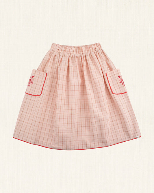 Amalia Skirt - Vichy Pink