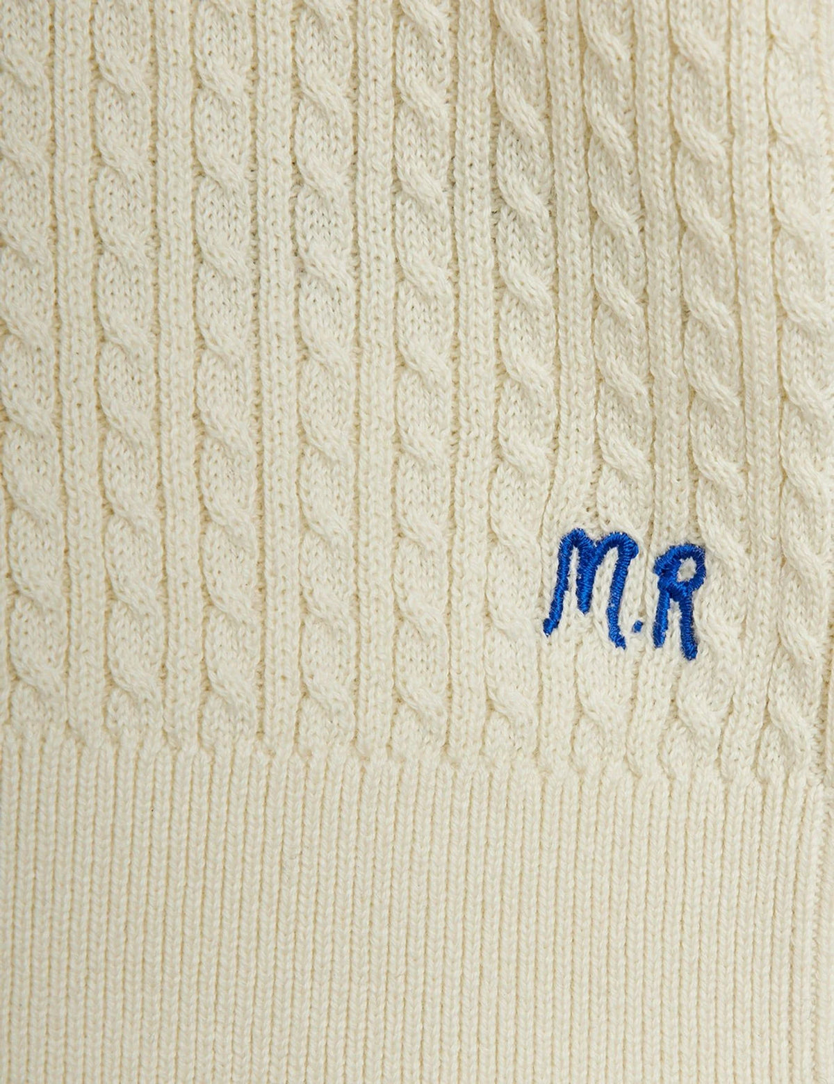 Cable Knit Polo