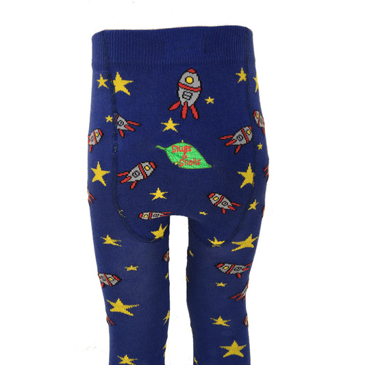 Organic Cotton Tights - Outerspace