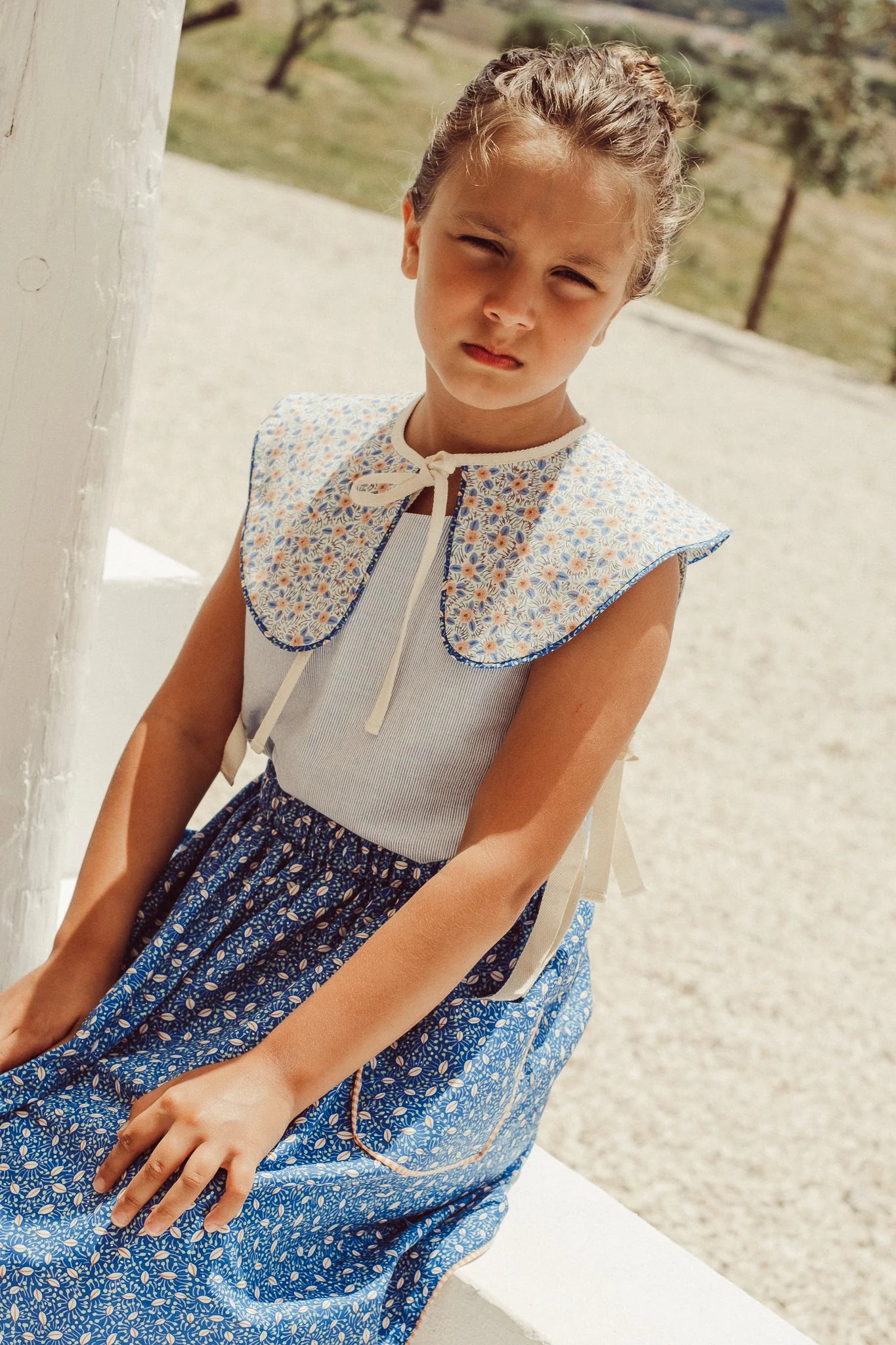 Amalia Skirt - Blue Cacao