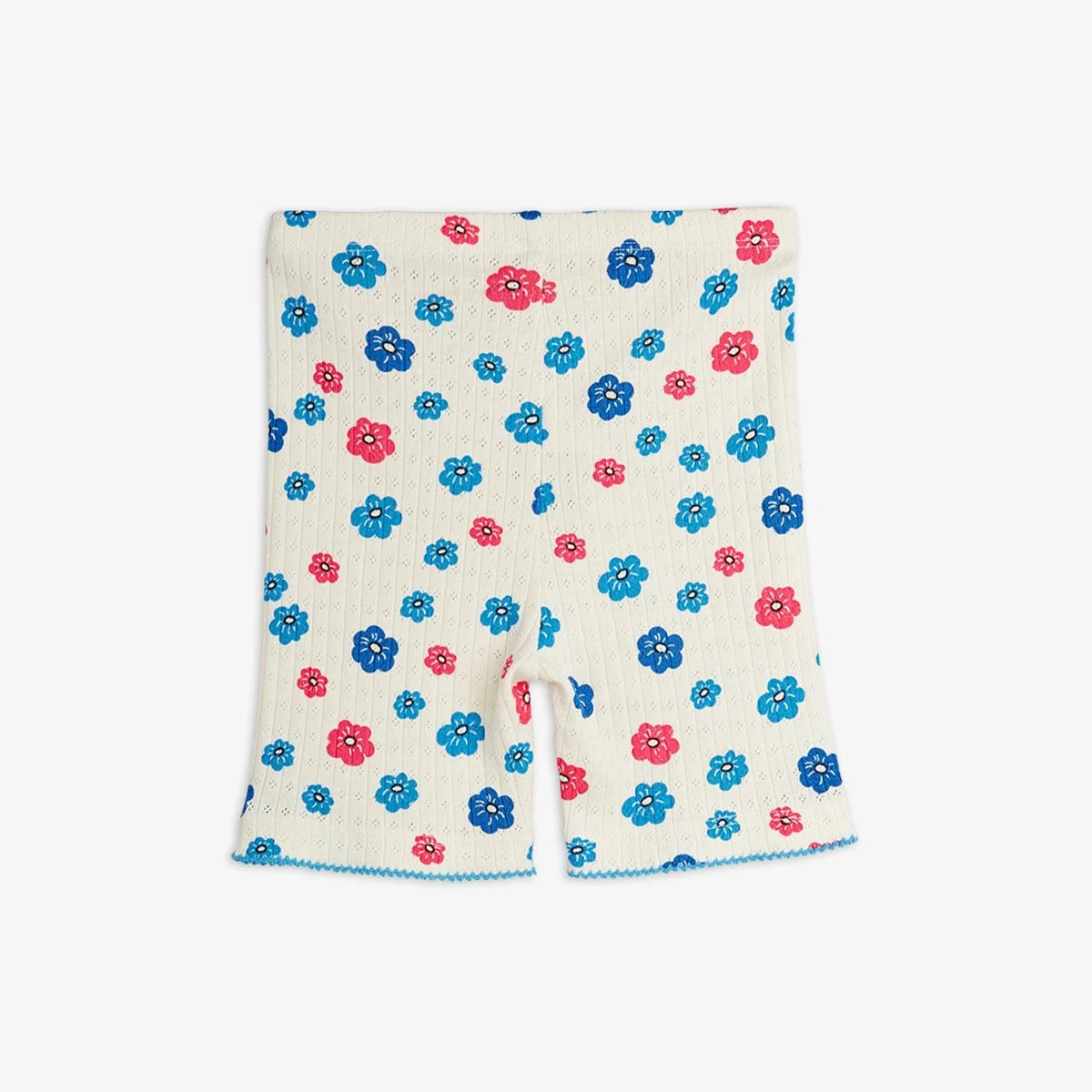 Flowers Pointelle Bike Shorts
