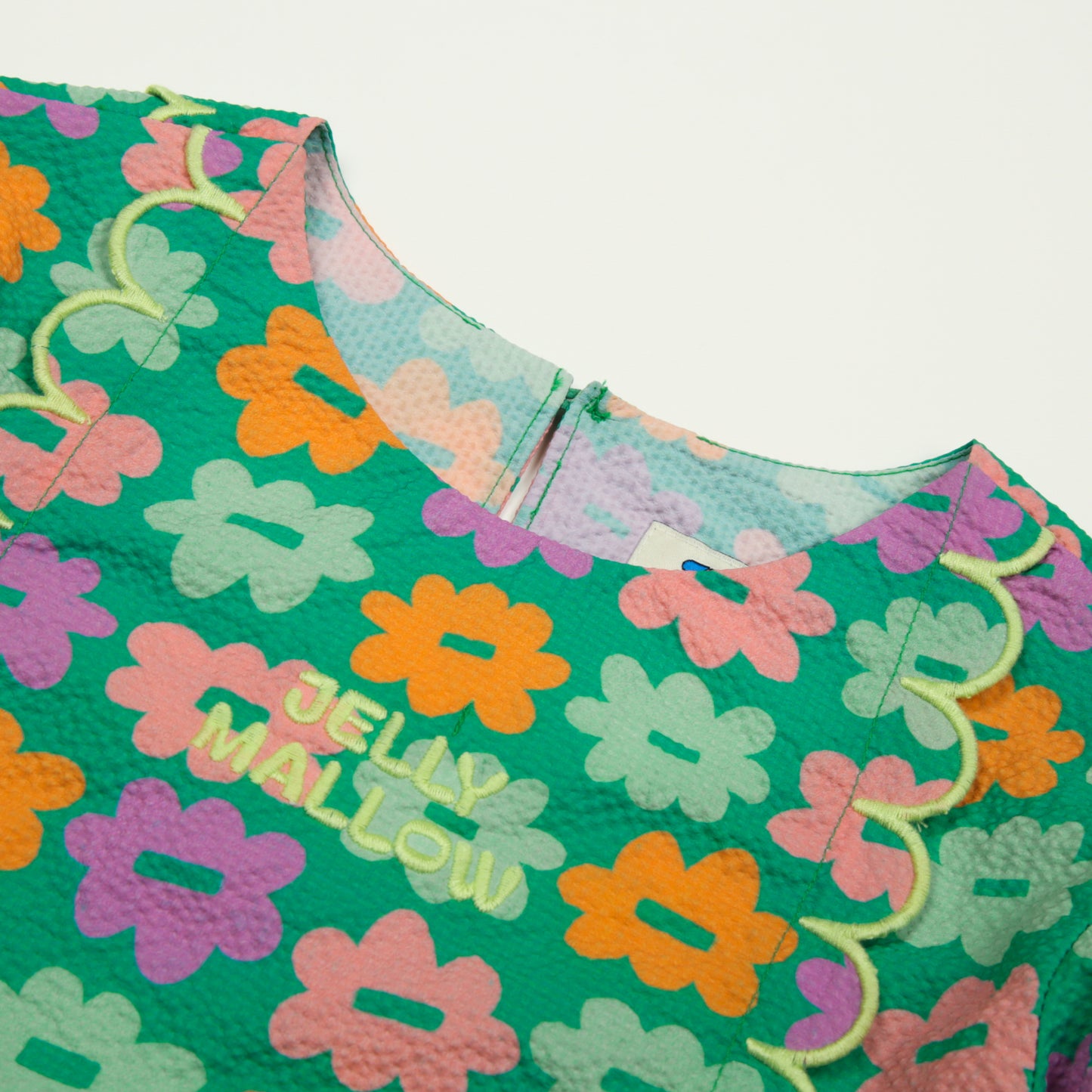 Flower Seersucker Blouse