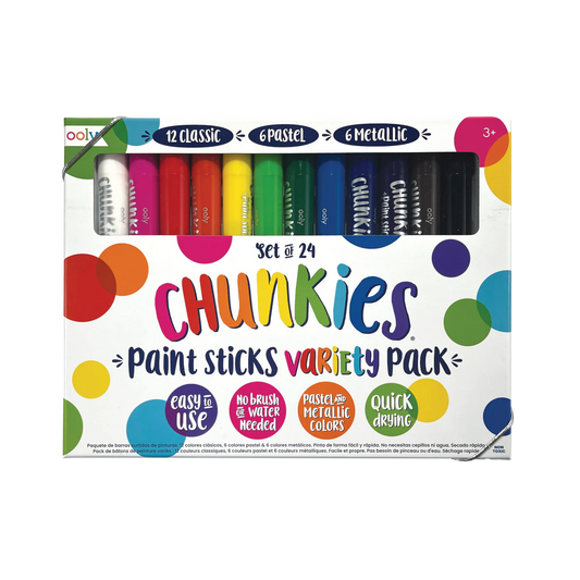 Chunkies Paint Sticks - Variety Pack (24) With Pastels