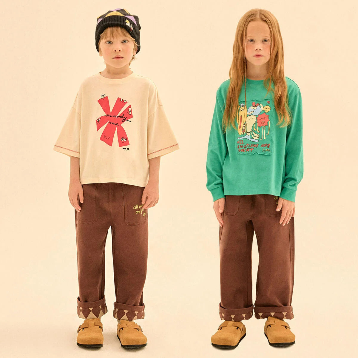 Emotion Turn-Up Point Woven Pants