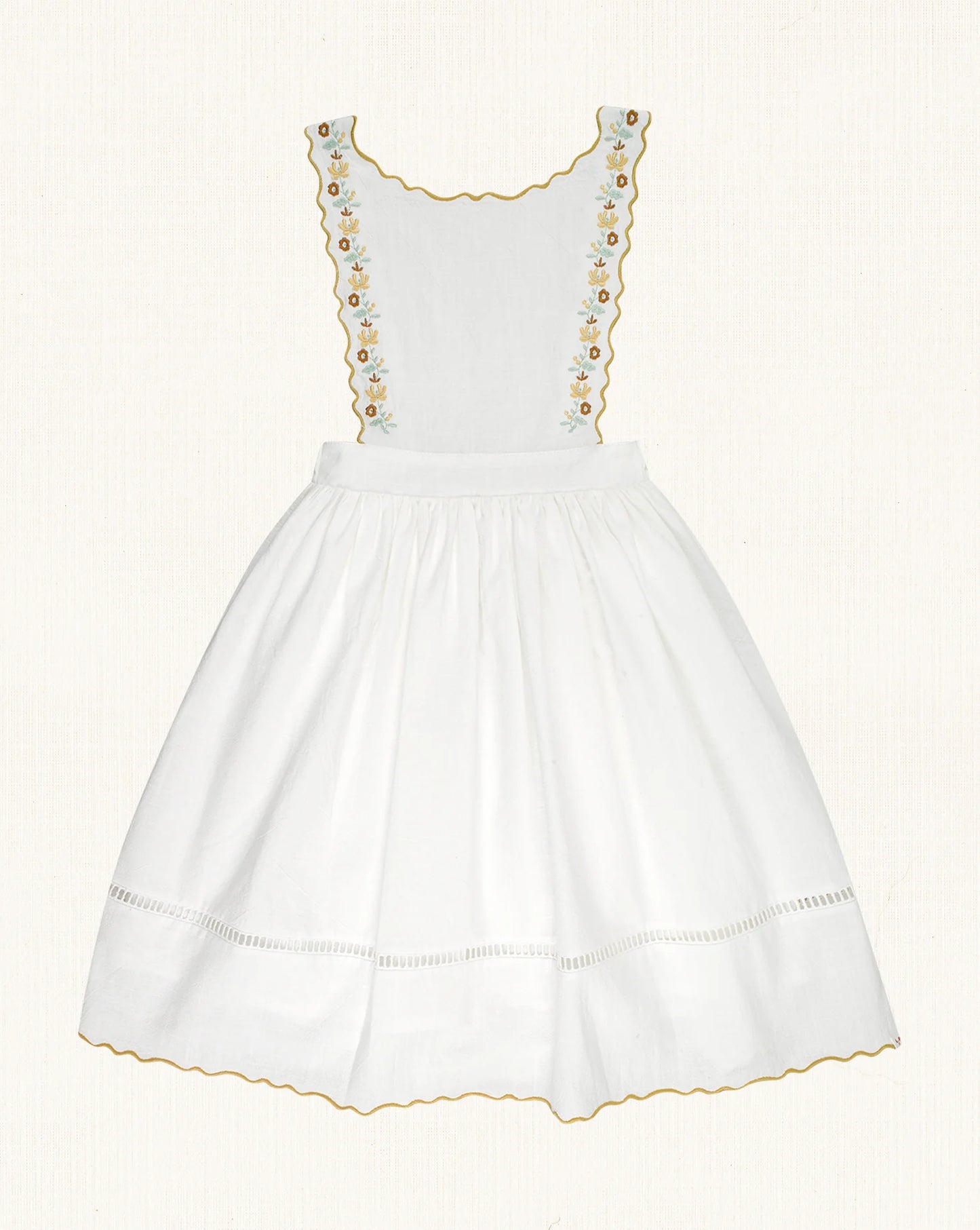 Teresa Dress - Ecru