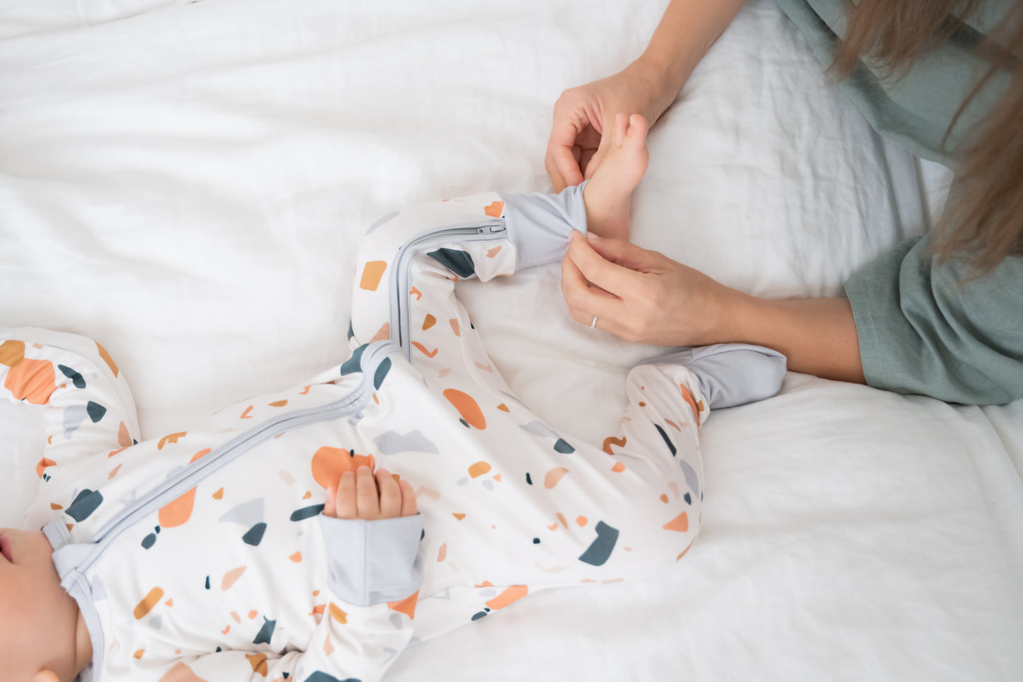 Terrazzo Zippy Onesie PJ