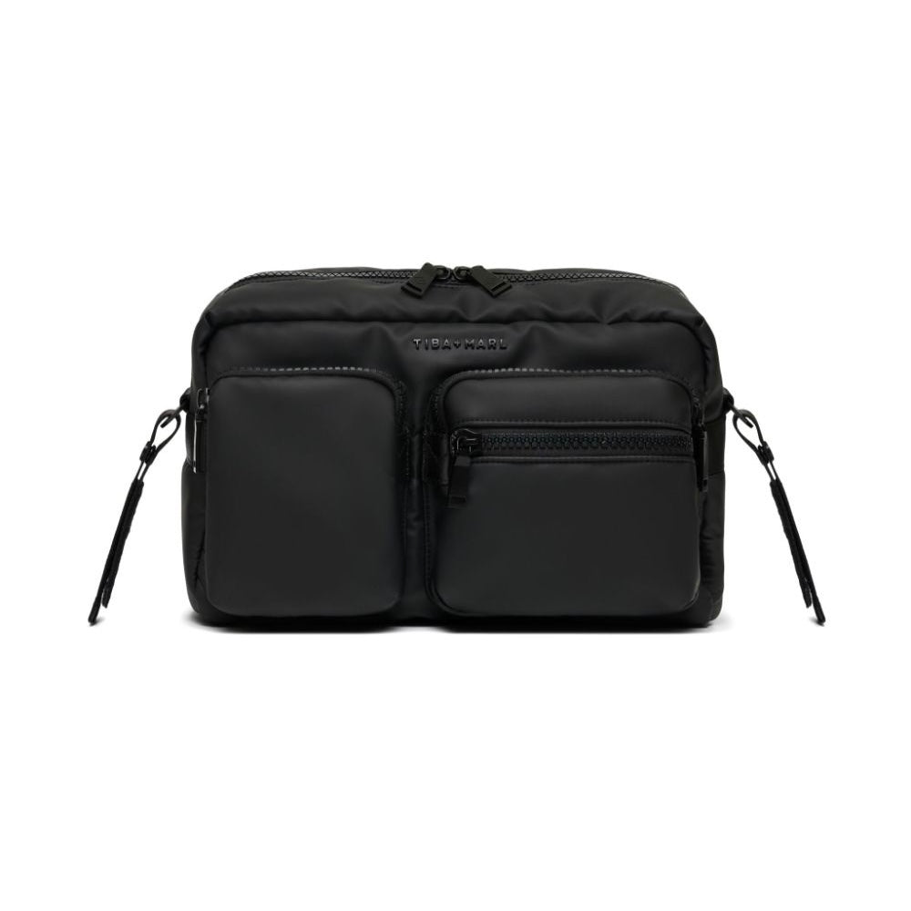 Axel Buggy Organiser/Changing Bag - Black Rubberized