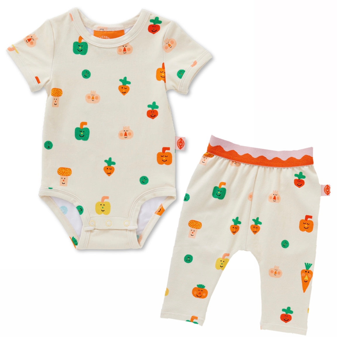 Teeny Tiny Veg Bodysuit & Legging Set