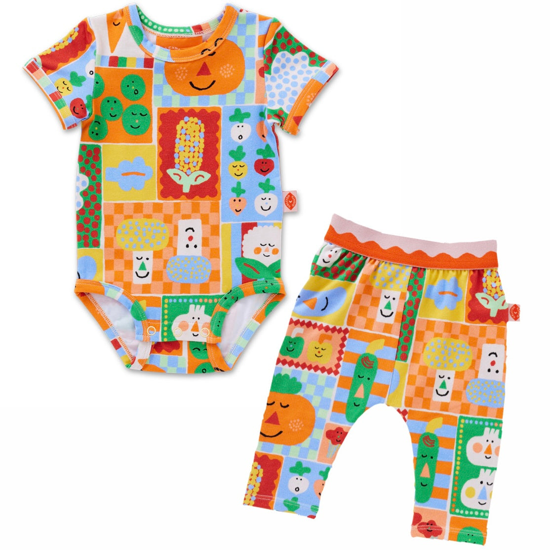Pocket Patch Bodysuit & Legging Set