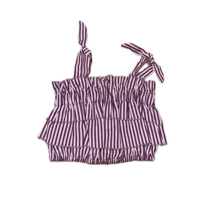 Ruffled Striped Top