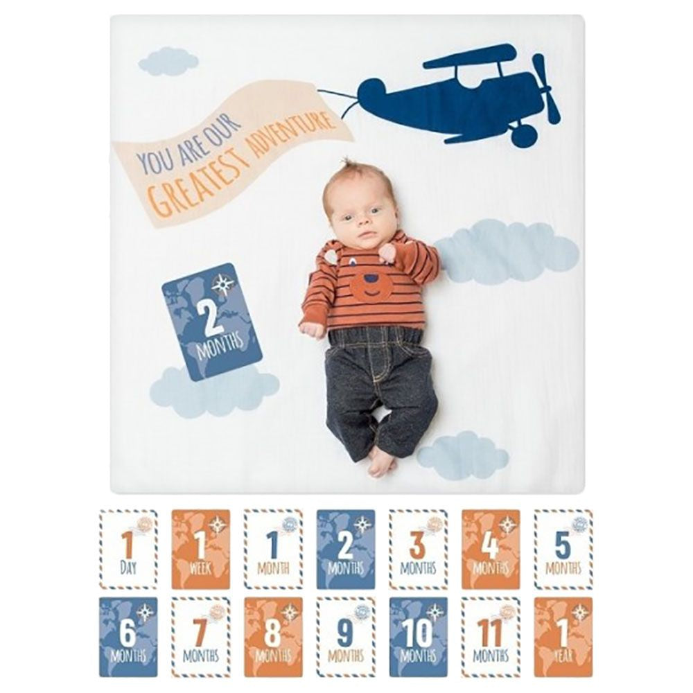 Baby’s First Year - Greatest Adventure - Blanket & Card Set