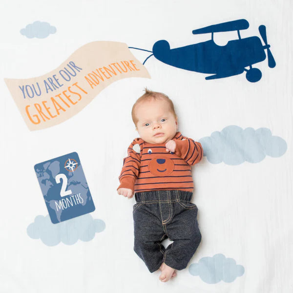 Baby’s First Year - Greatest Adventure - Blanket & Card Set