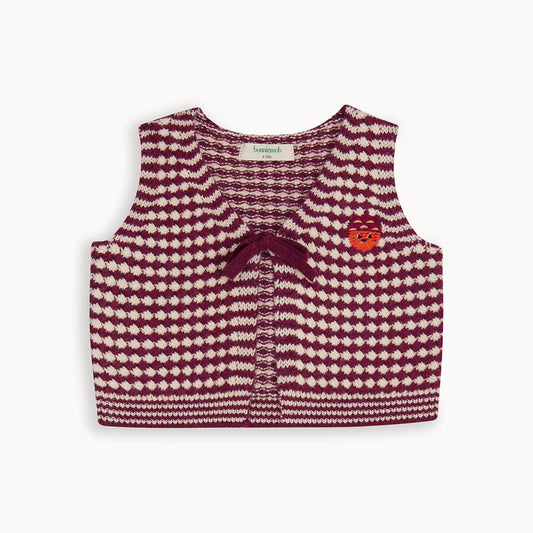 Hawthorn Vest - Pomegranate