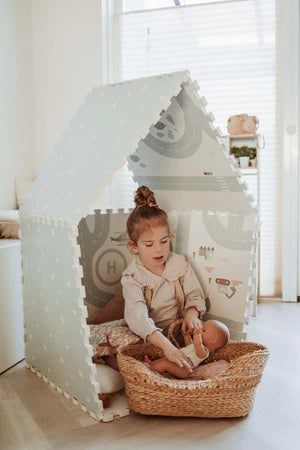 tiloo: Foam Puzzle Playmat & Storage Box - Road Map