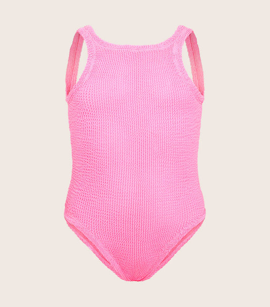 Classic Crinkle Swimsuit - Bubblegum (7-12 years)