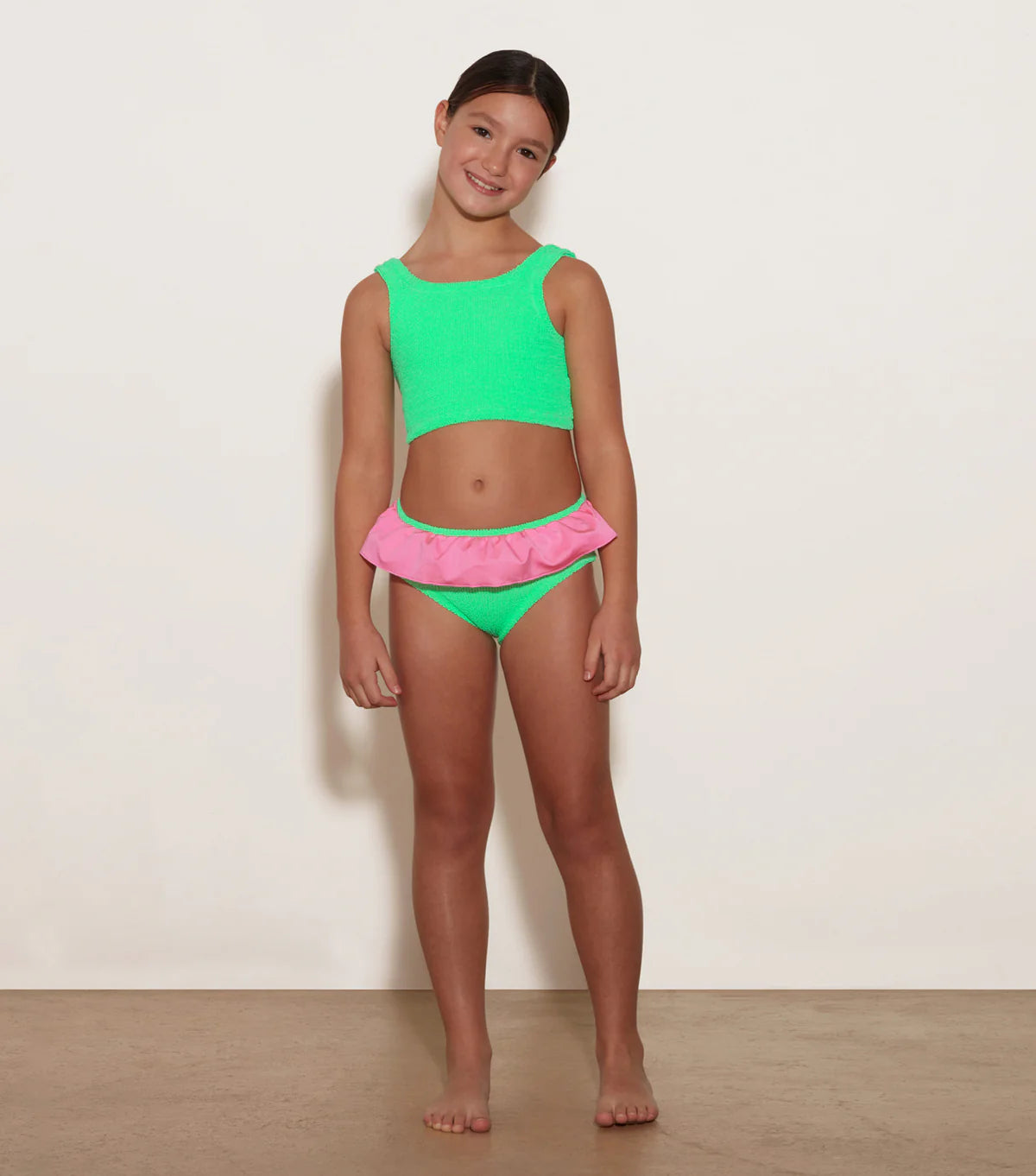 Olive Duo Bikini Lime Bubblegum 7 12 years Cookie Dough Boutique LB