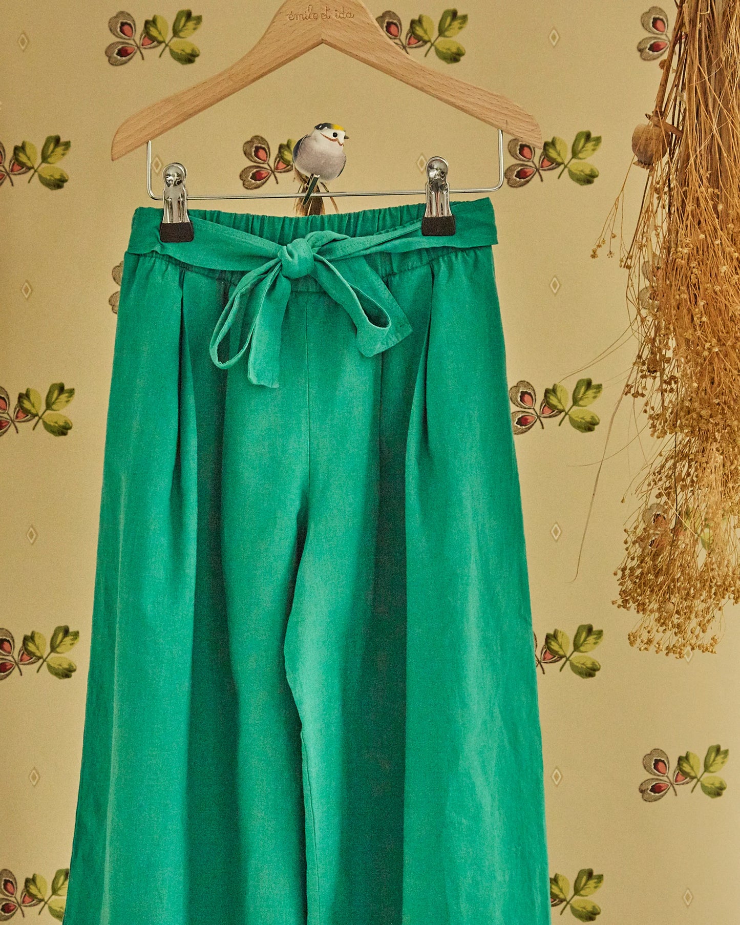 Linen Pants - Green