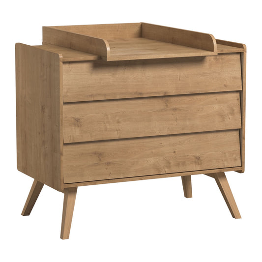Vintage Dresser & Changer - Oak