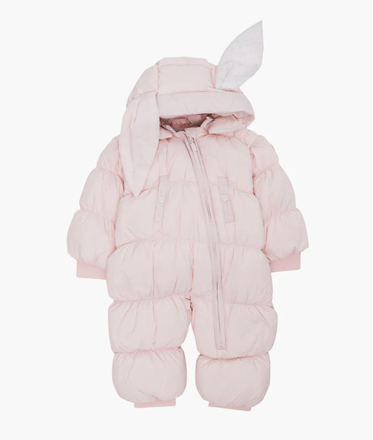 Puffer Bunny Baby Overall - Light Mauve