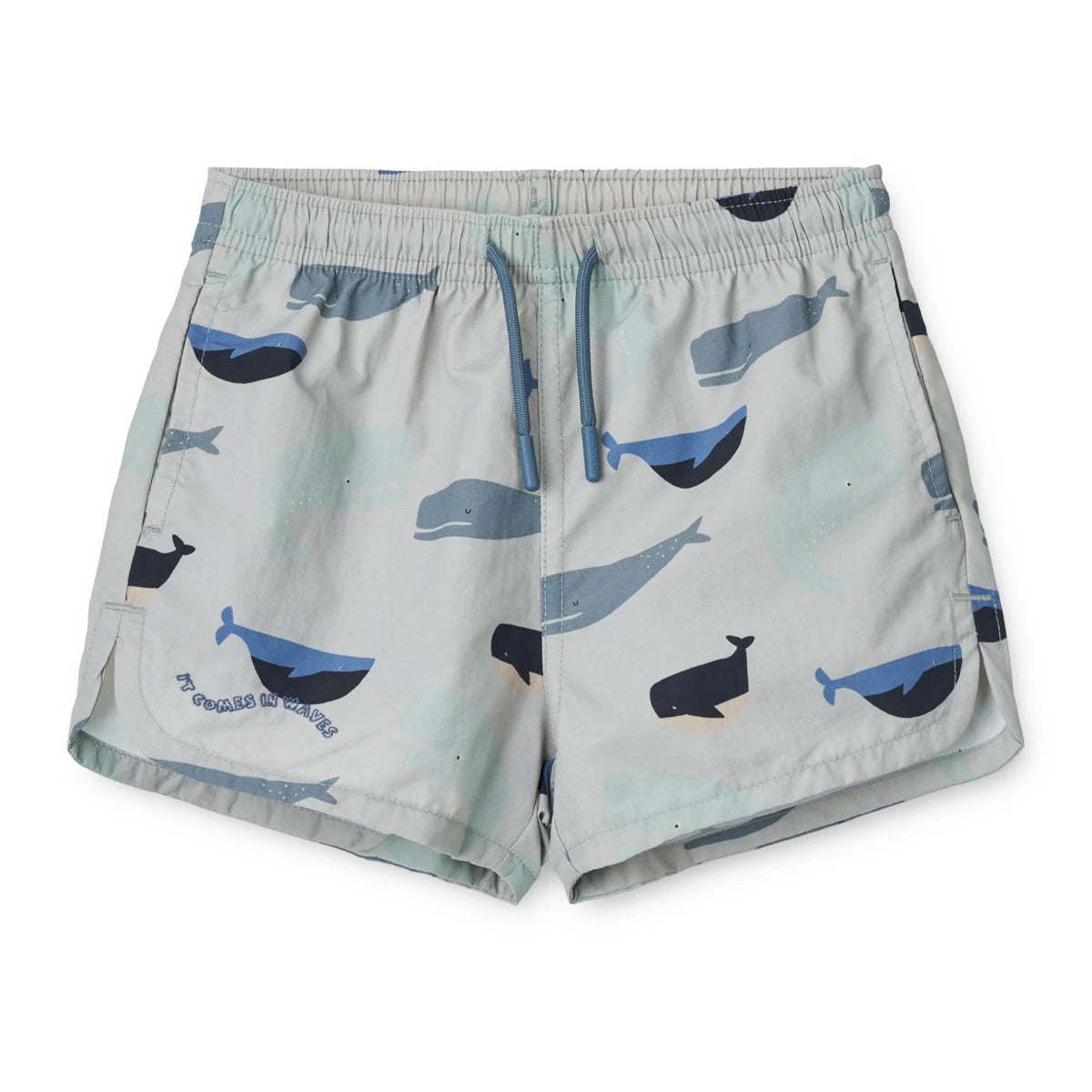 Aiden Printed Board Shorts - Whales