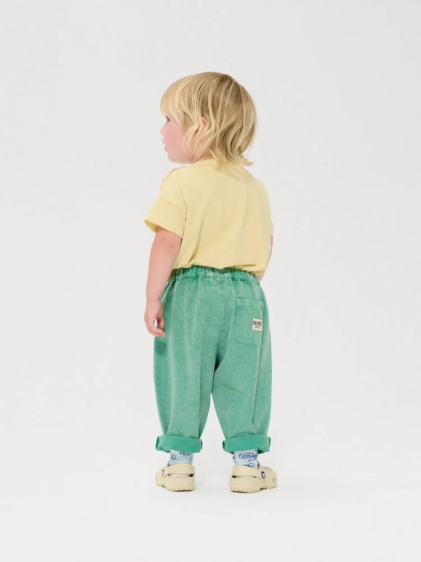 Mint Woven Baby Pants